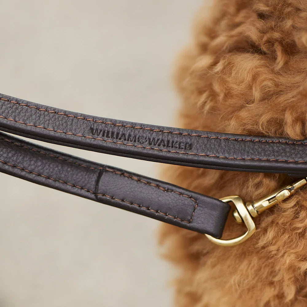 William Walker - Plain - Lederleine - Dark Brown