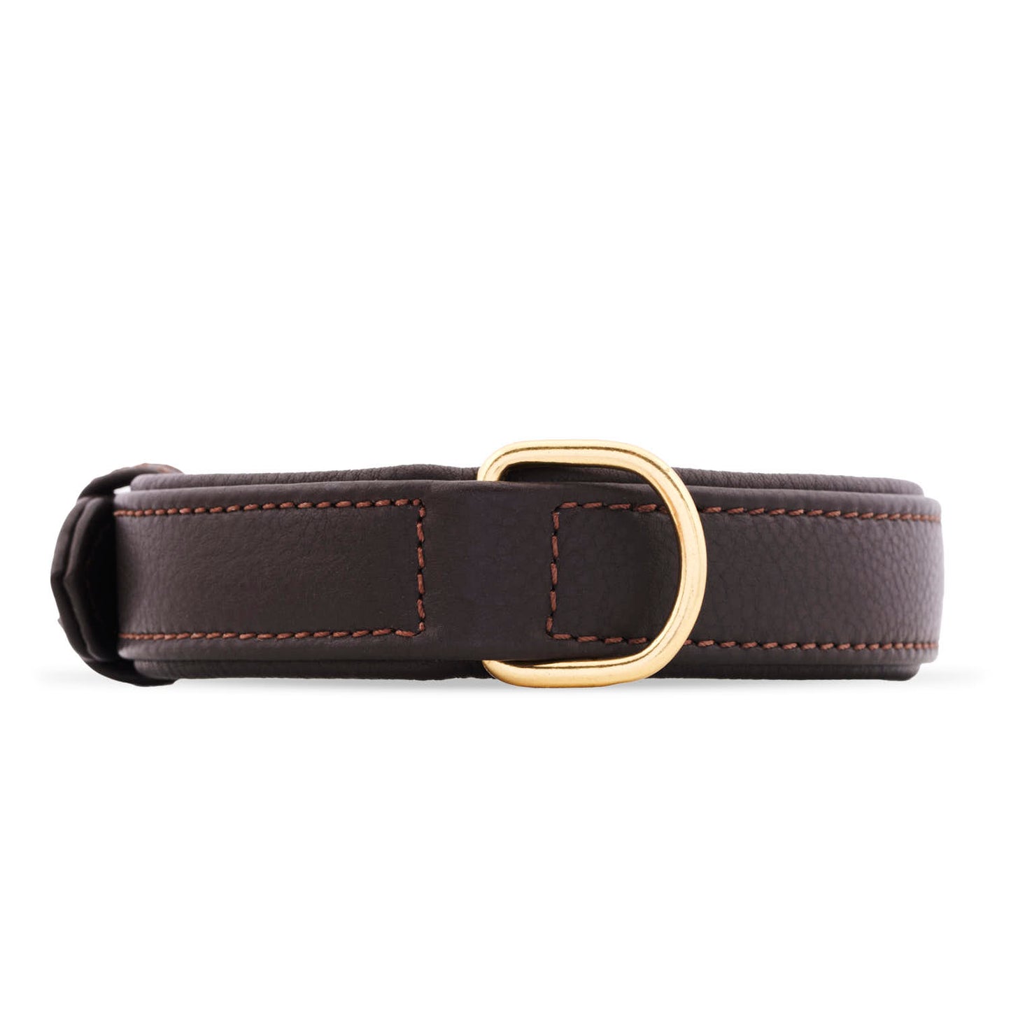 William Walker - Plain - Lederhalsband - Dark Brown