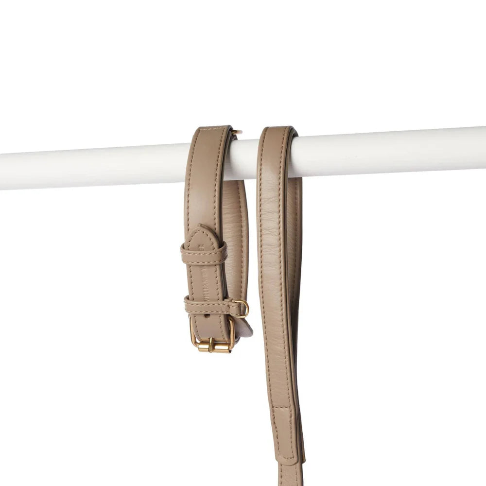 William Walker - Plain - Lederhalsband - Sand