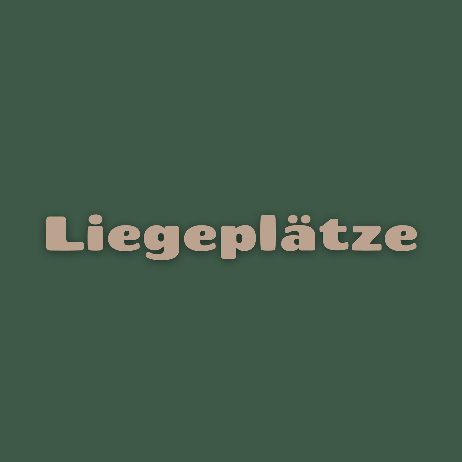 Liegeplätze