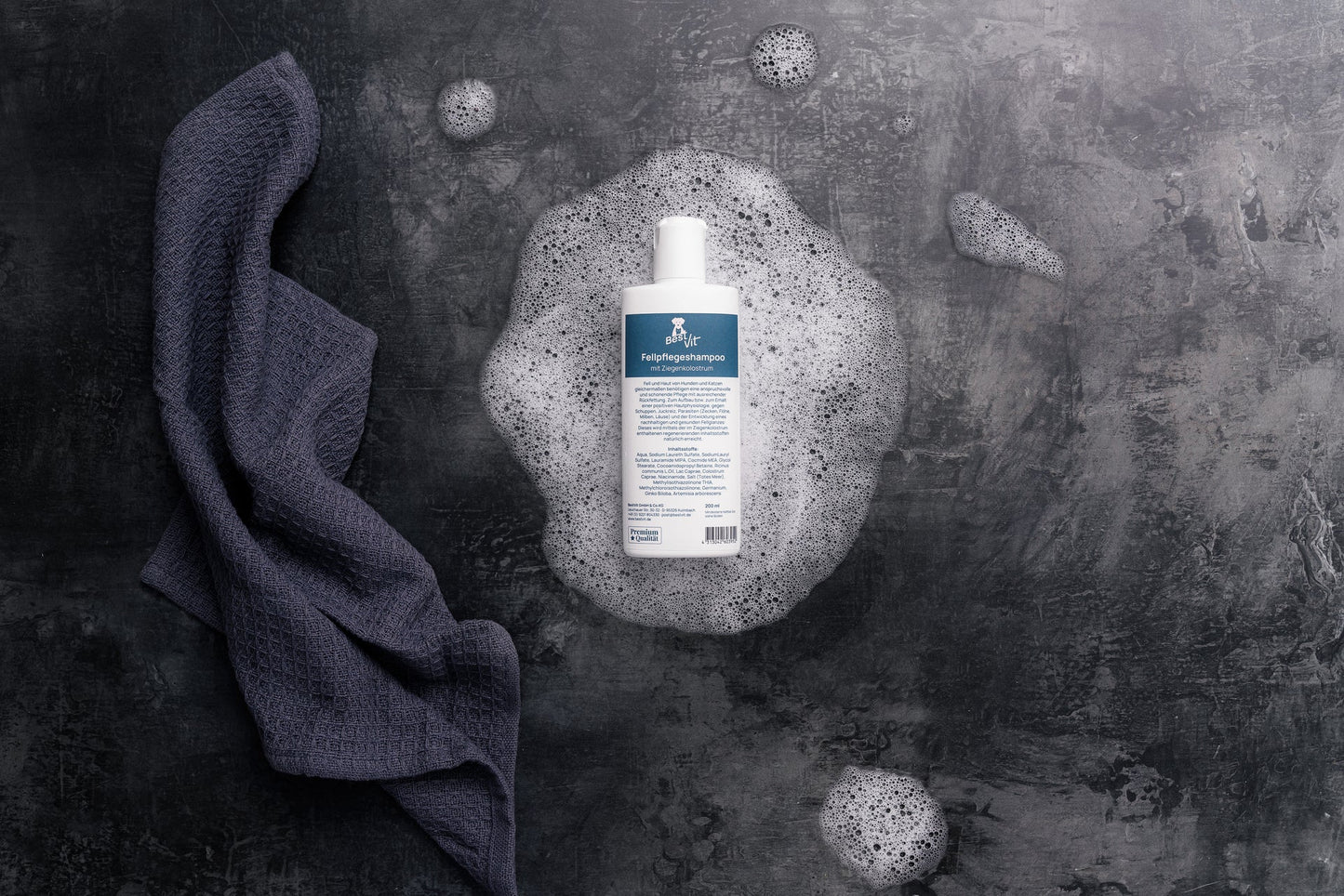BestVit - Fellpflegeshampoo mit Ziegencolostrum