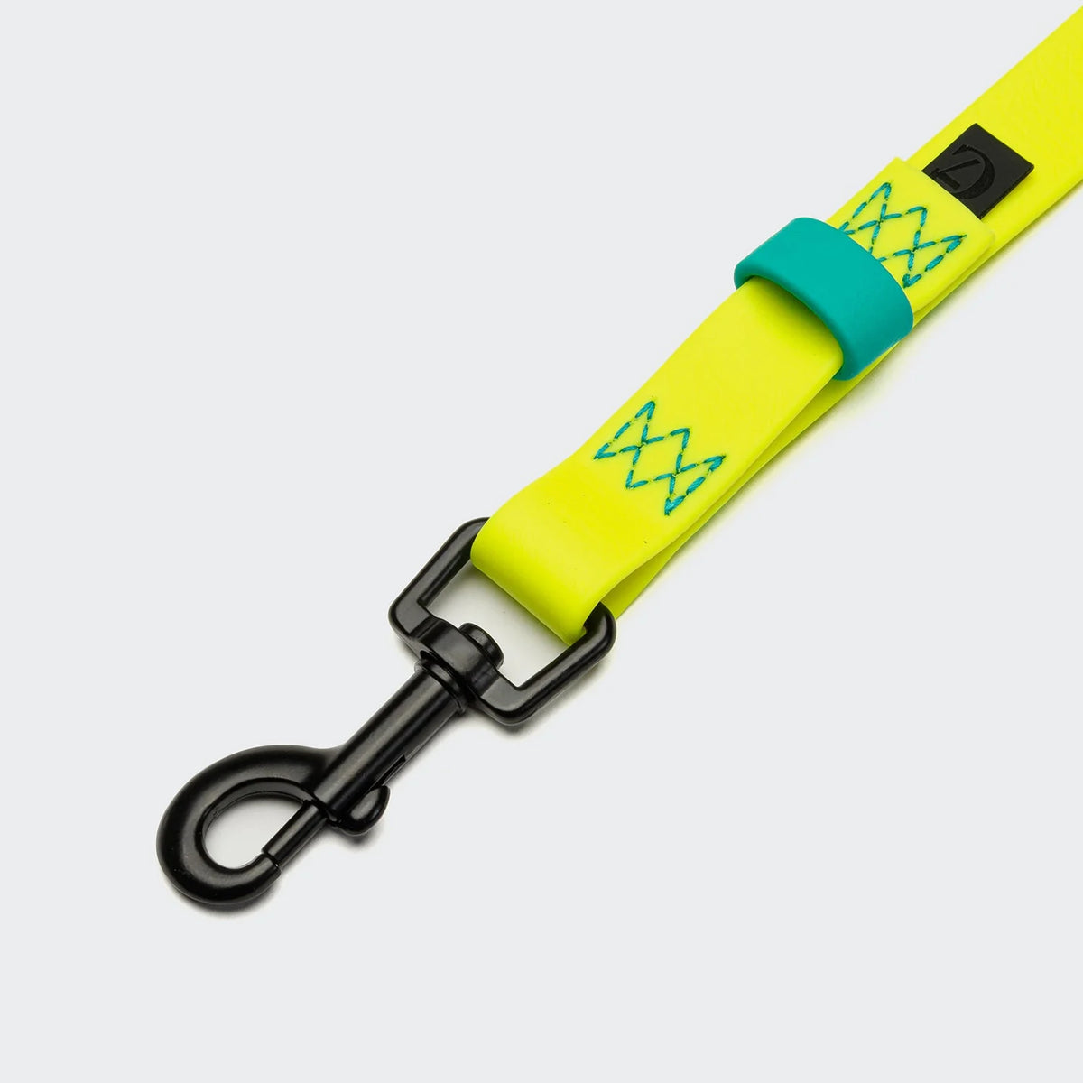 Cloud7 - BioThane® Schleppleine „Ipanema“ - 5 m - Neon Yellow-Aqua