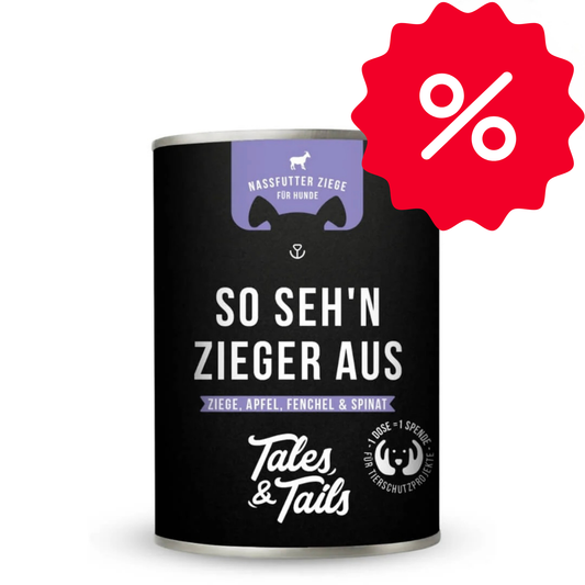 Tales&Tails - Nassfutter - So seh'n Zieger aus - 400g