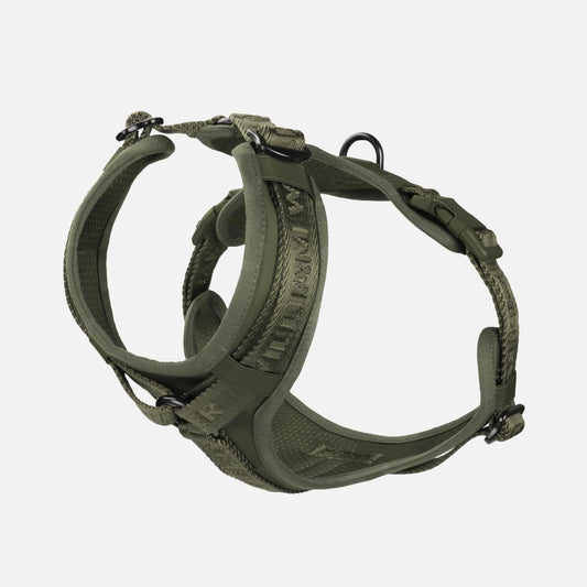 William Walker - Y-Hundegeschirr Forest - Ergonomisches Mesh- & Neopren-Geschirr (Grün)