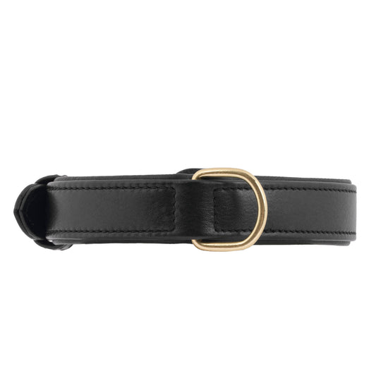 William Walker - Plain - Lederhalsband - Black
