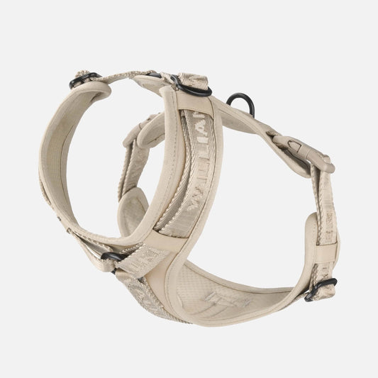 William Walker - Y-Hundegeschirr Sand - Ergonomisches Mesh- & Neopren-Geschirr (Beige)