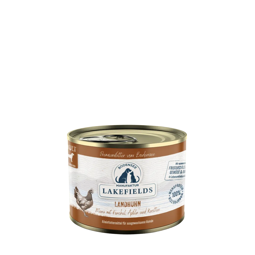 Lakefields - Nassfutter-Menü - Landhuhn