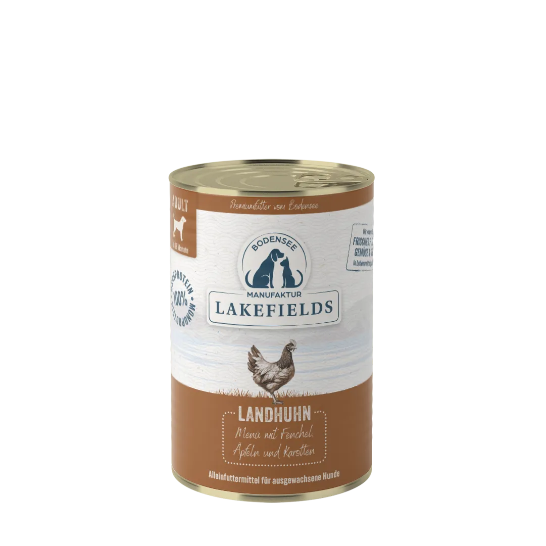 Lakefields - Nassfutter-Menü - Landhuhn