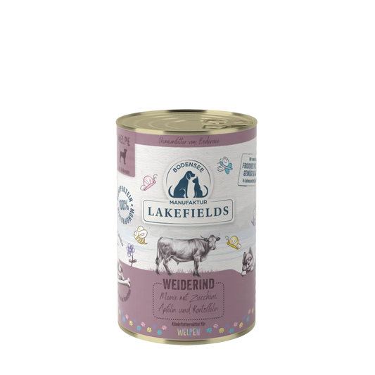 Lakefields - Nassfutter-Menü - Welpe - Rind