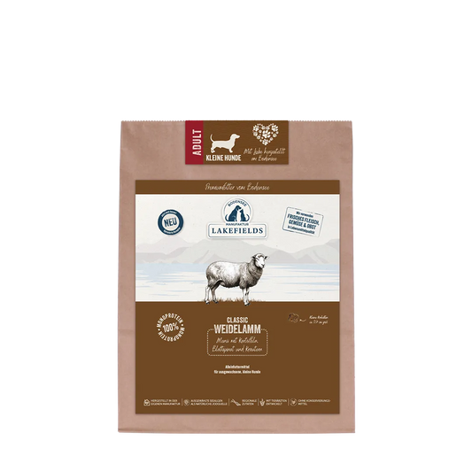 Lakefields - Trockenfutter-Menü Lamm - kleine Hunde